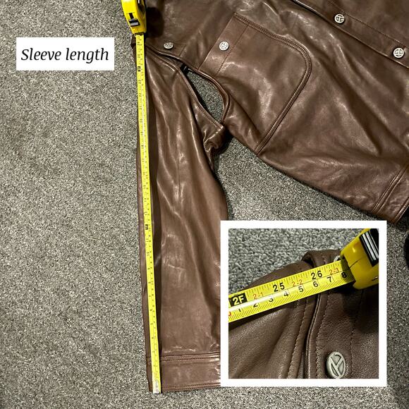 TelfarxWilson’s Leather Size XL Sold-out Limited Stock Chocolate Leather Jacket - Picture 10 of 16